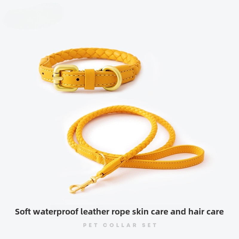 Leather Strap Quick Release - Loudik atacado trela de couro trançado