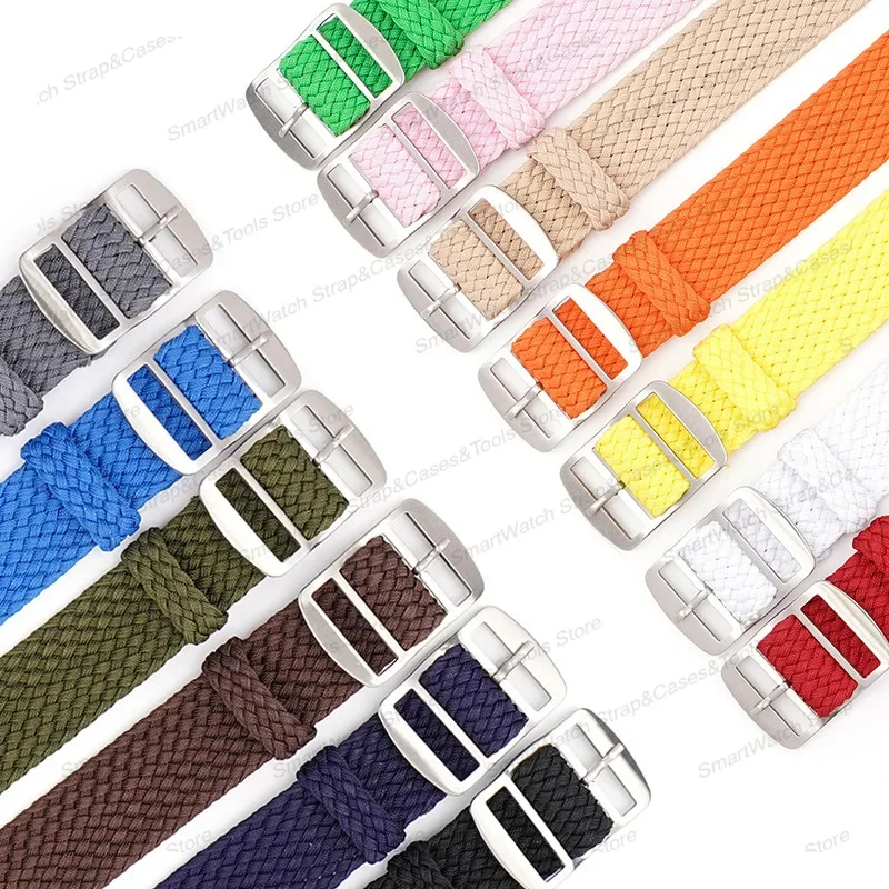 14mm 16mm 18mm 20mm 22mm Perlo - Perlon Strap Woven avaliação e preço