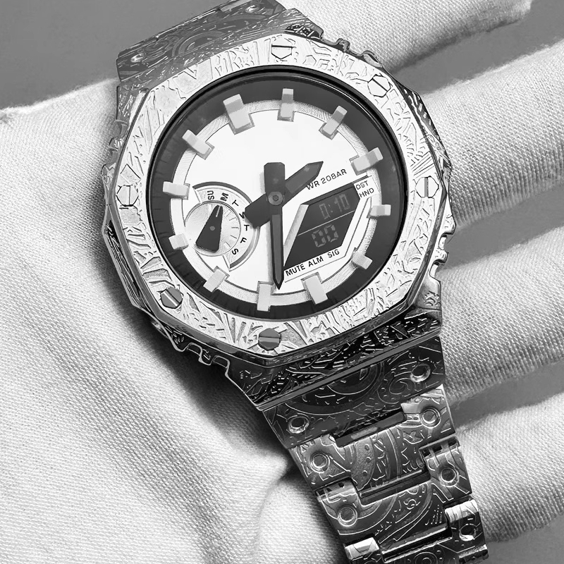 Ga2100 mod kit pulseira de aço - Casio Watch G-Shock Ga-2100 avaliação e preço