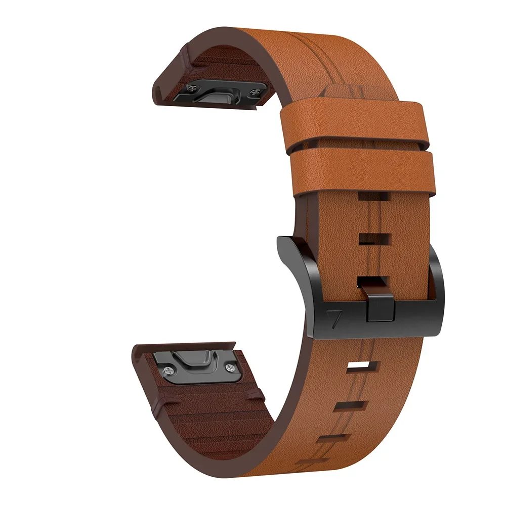 Pulseira de couro de 22mm 26mm - Leather Strap Quick Release avaliação e preço