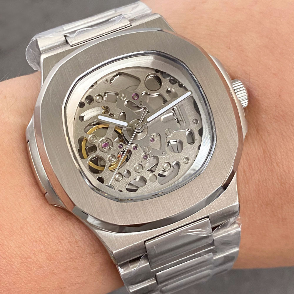 Relógio Tandorio 40mm com vidr - Patek Philippe Watch Nautilus avaliação e preço