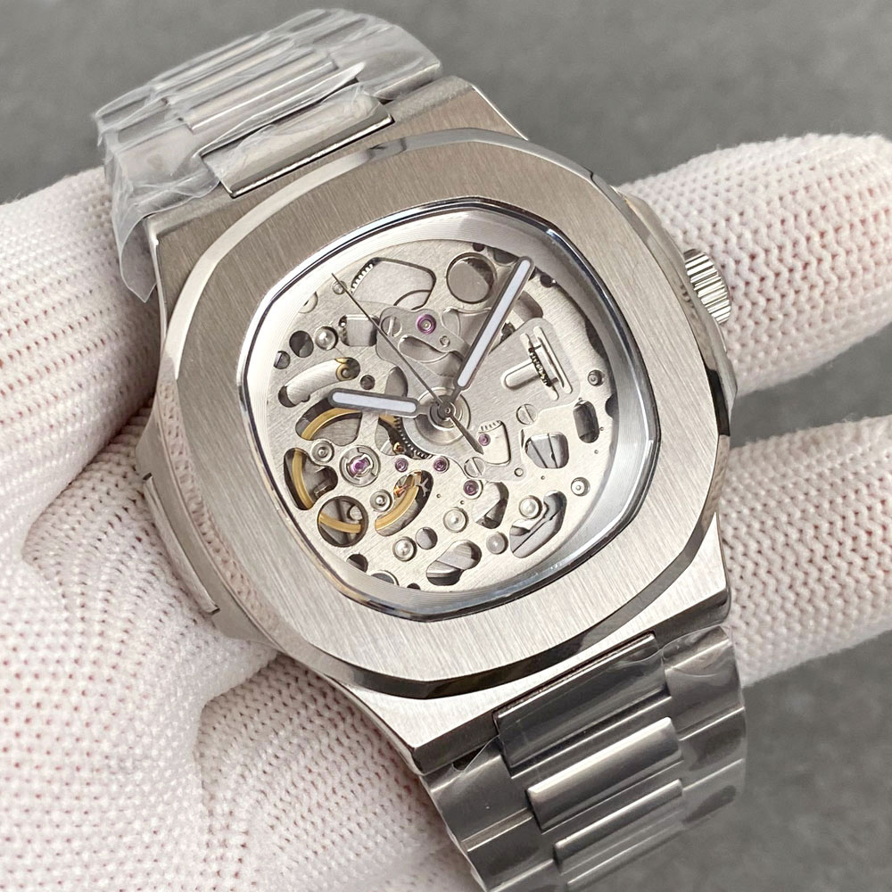 Relógio Tandorio 40mm com vidr - Patek Philippe Watch Nautilus avaliação e preço