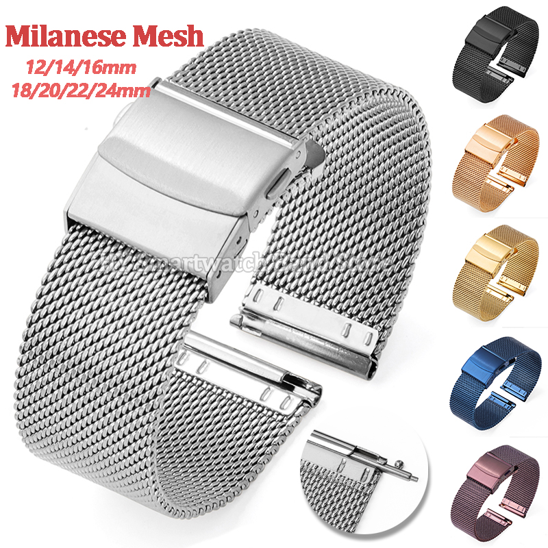 Pulseira de Relógio de Aço Ino - Mesh Strap Metal avaliação e preço