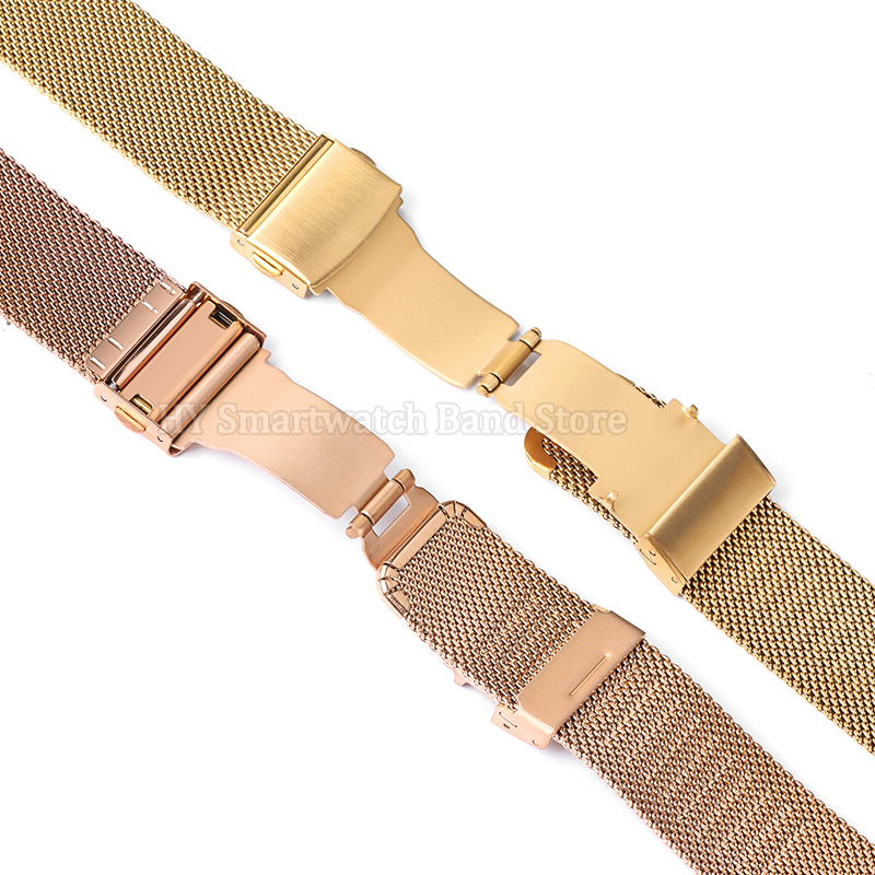 Pulseira de Relógio de Aço Ino - Mesh Strap Metal avaliação e preço