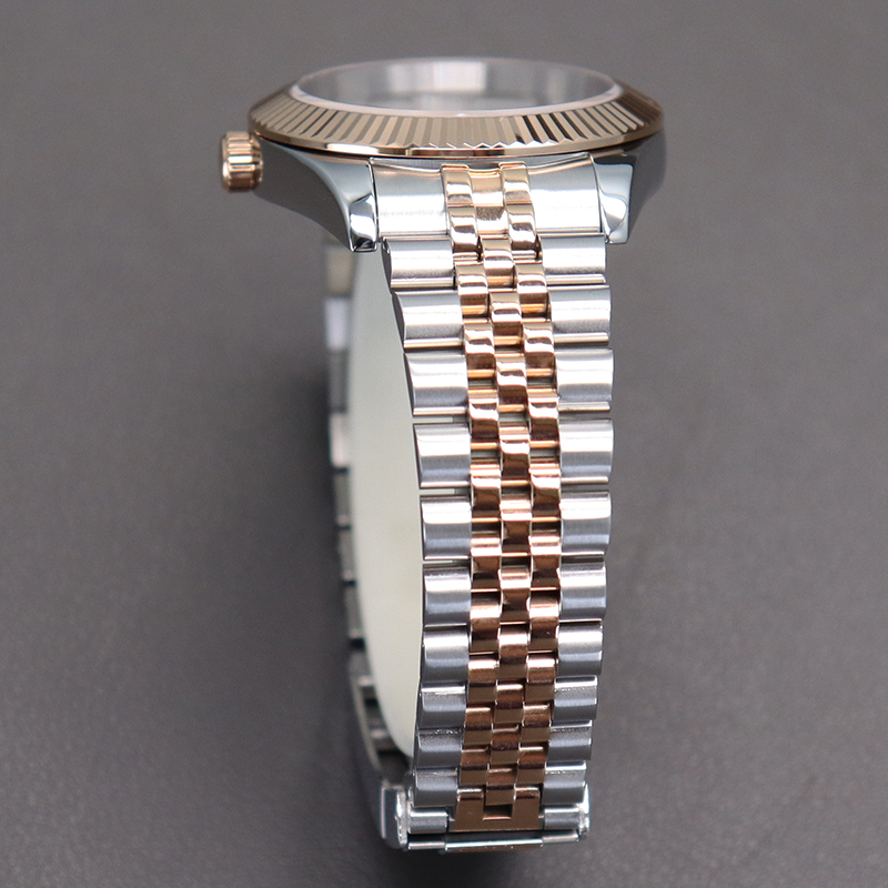 Prata e ouro rosa 36mm 40mm lu - Rolex Watch Datejust avaliação e preço