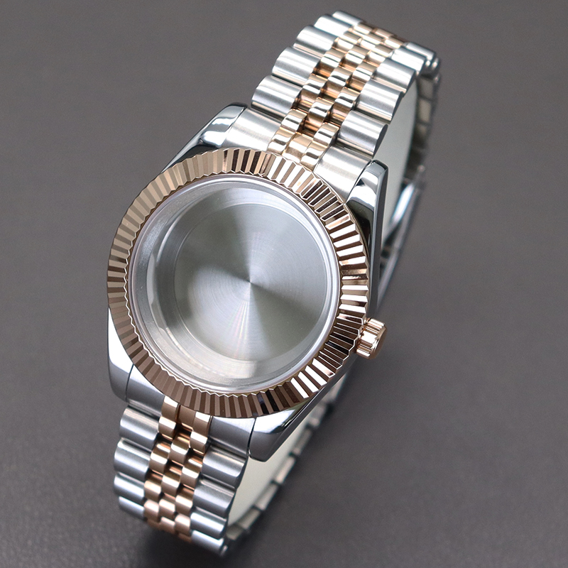 Prata e ouro rosa 36mm 40mm lu - Rolex Watch Datejust avaliação e preço