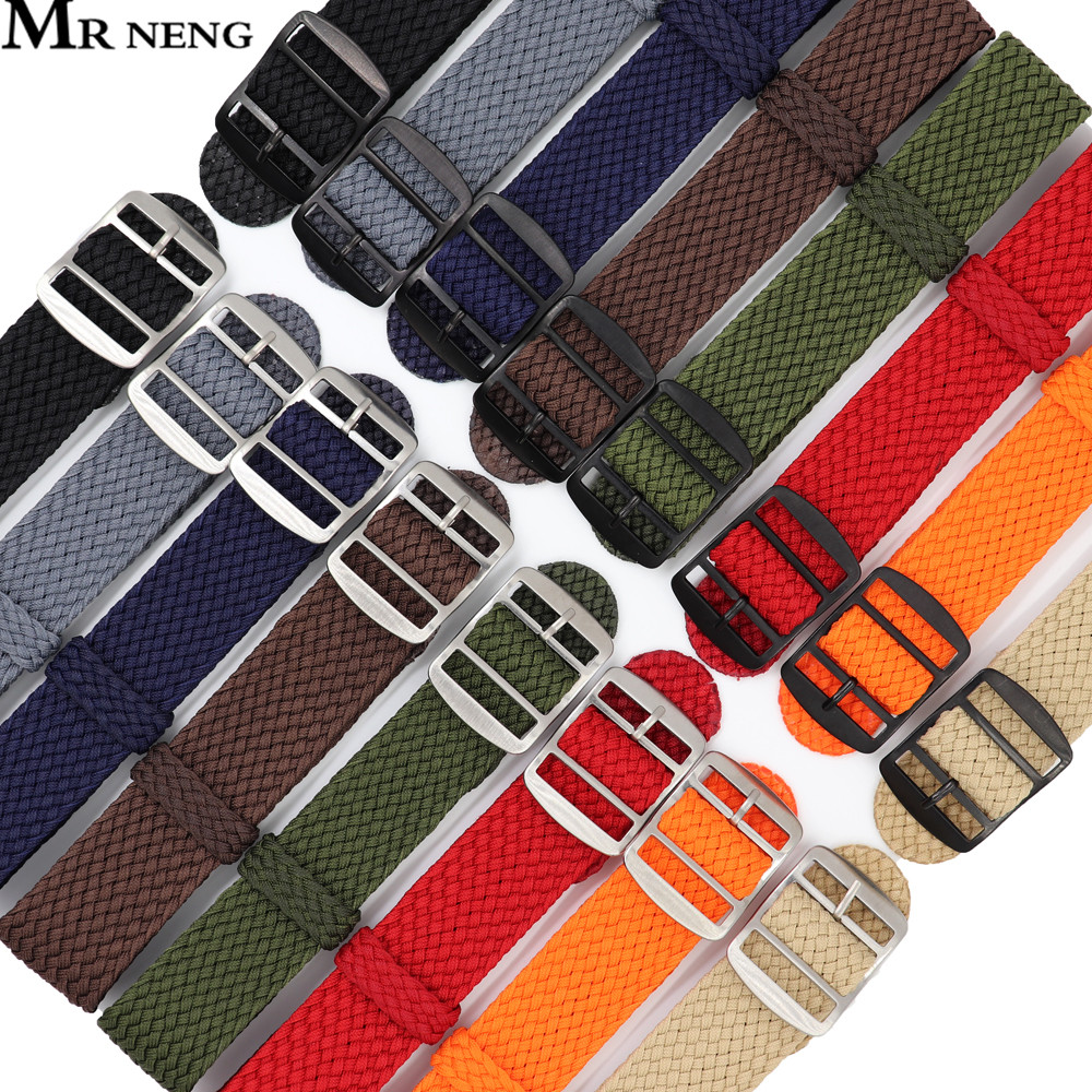 Pulseira de relógio 18 20 22mm - Perlon Strap Woven avaliação e preço