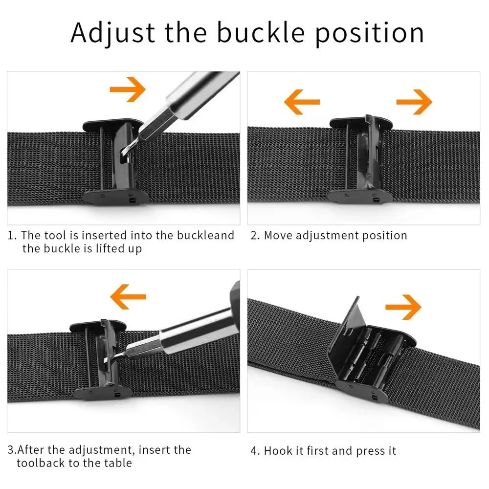 Faixas de metal para Amazfit H - Mesh Strap Metal avaliação e preço