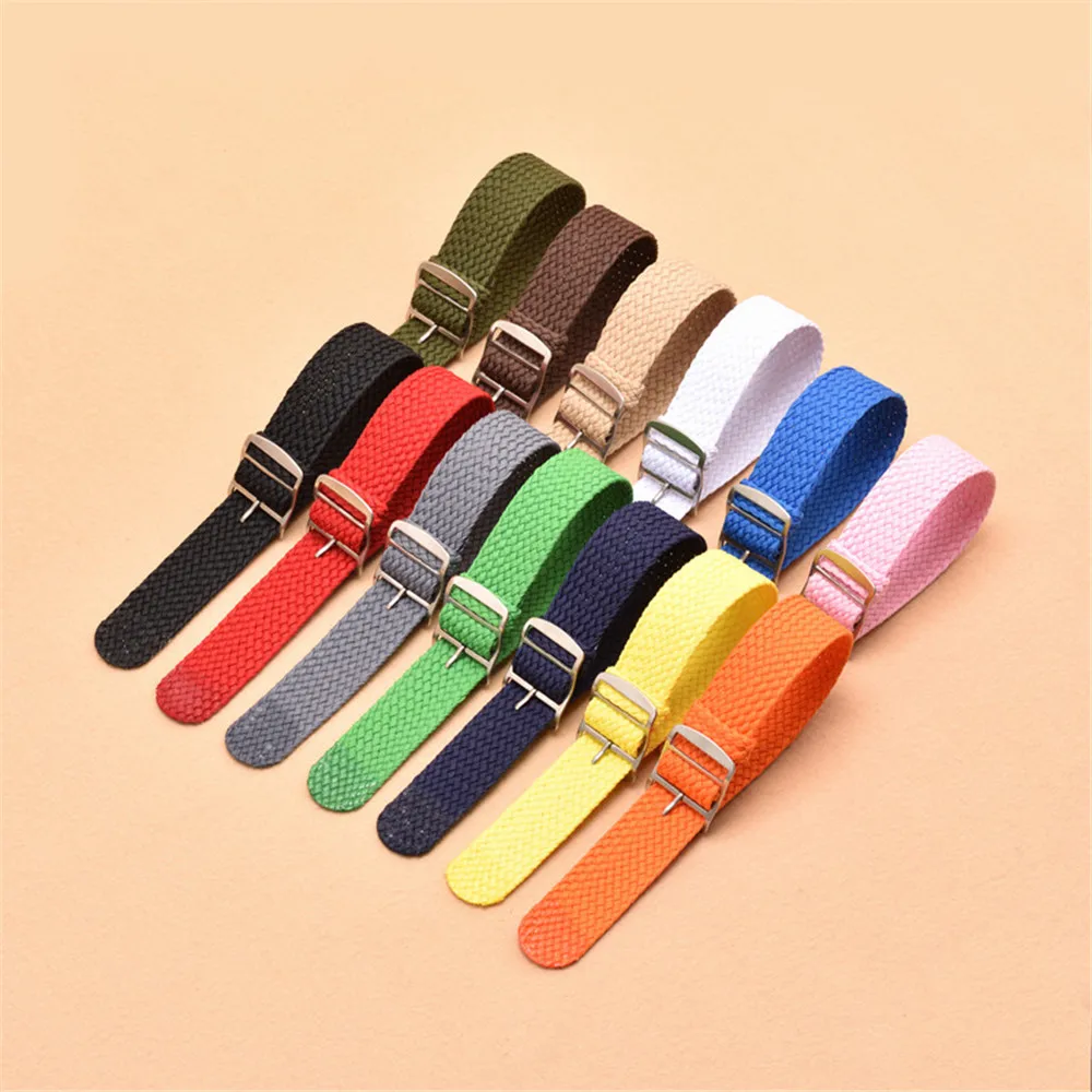 Pulseira de nylon 14mm 16mm 18 - Perlon Strap Woven avaliação e preço
