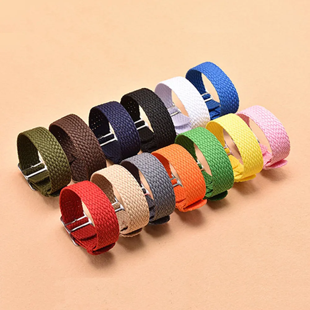 Pulseira de nylon 14mm 16mm 18 - Perlon Strap Woven avaliação e preço