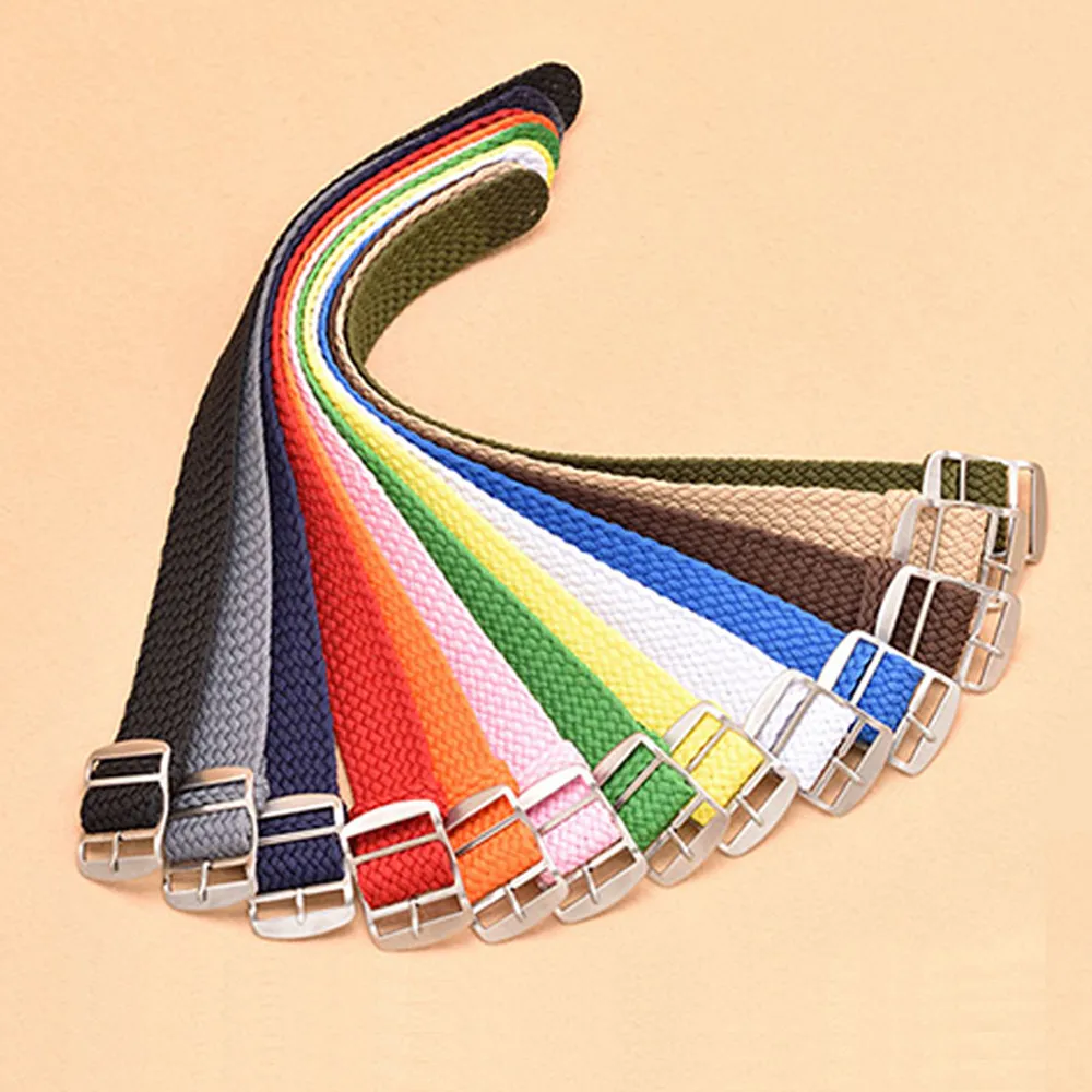Pulseira de nylon 14mm 16mm 18 - Perlon Strap Woven avaliação e preço