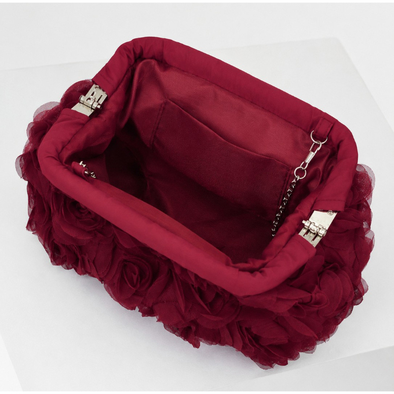 Elegante Bolsa de Mão de Noite - Mesh Strap Metal avaliação e preço