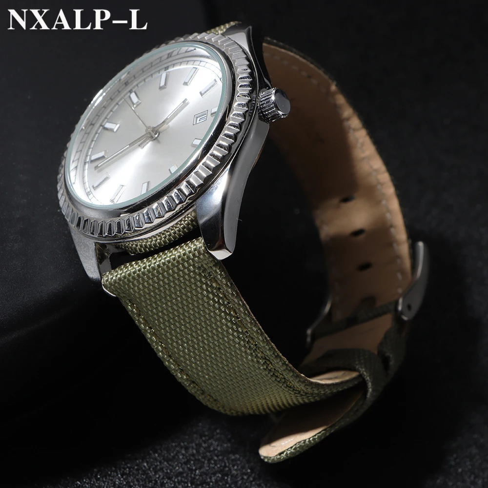 Pulseira de relógio de couro d - Canvas Strap Watch avaliação e preço