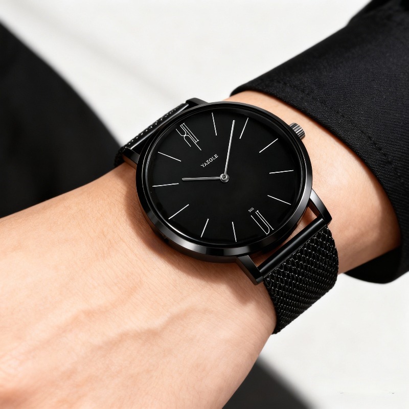 Relógio masculino minimalista, - Mesh Strap Metal avaliação e preço